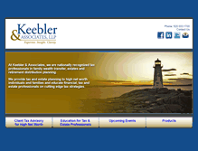 Tablet Screenshot of keeblerandassociates.com